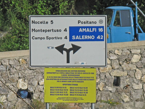 Maps of Positano and Region
