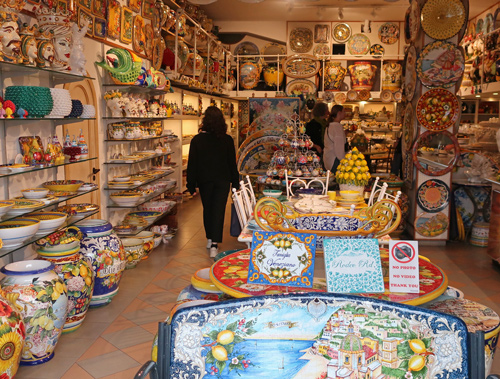 Shopping in Positano Italy